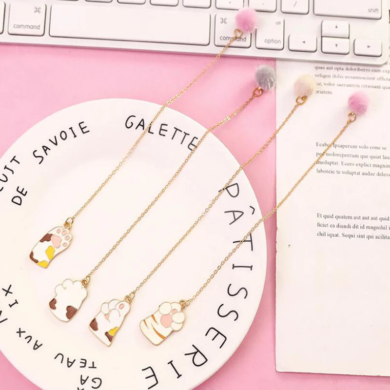 1pc Metal BookMark Kawaii Cat Claw Metal Pendant Bookmark For Clips Bookmark Student Learning Office School Supplies Stationery
1pc Metal BookMark Kawaii Cat Claw Metal Pendant Bookmark For Clips Bookmark Student Learning Office School Supplies Stationery
