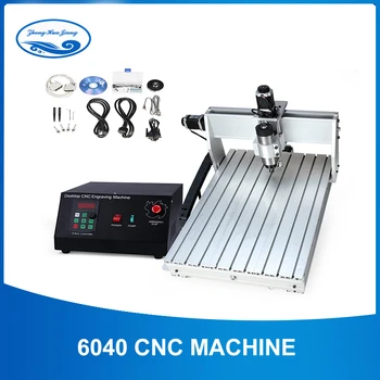 CNC 6040 2.2KW 3 axis CNC router CNC wood carving machine USB Mach3 control Woodworking Milling Engraver Machine with Cooled/Air
CNC 6040 2.2KW 3 axis CNC router CNC wood carving machine USB Mach3 control Woodworking Milling Engraver Machine with Cooled/Air