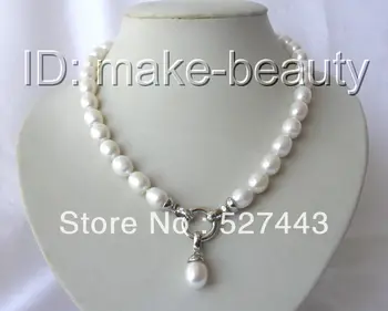 Wholesale free shipping >>stunning big 12mm baroque white freshwater cultured pearl necklace h1122
Wholesale free shipping >>stunning big 12mm baroque white freshwater cultured pearl necklace h1122