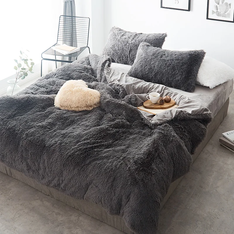 Pure Color Mink Velvet Bedding Sets HTB16YslBIuYBuNkSmRyq6AA3pXau.jpg - Pure Color Mink Velvet Bedding Sets