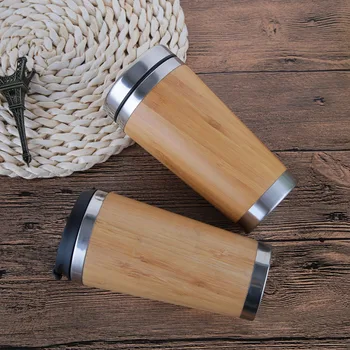 Environmentally Friendly Bamboo Vacuum Cup Bamboo Shell And 304 Stainless Steel Inner Water Bottle Office Coffee Cup
Environmentally Friendly Bamboo Vacuum Cup Bamboo Shell And 304 Stainless Steel Inner Water Bottle Office Coffee Cup