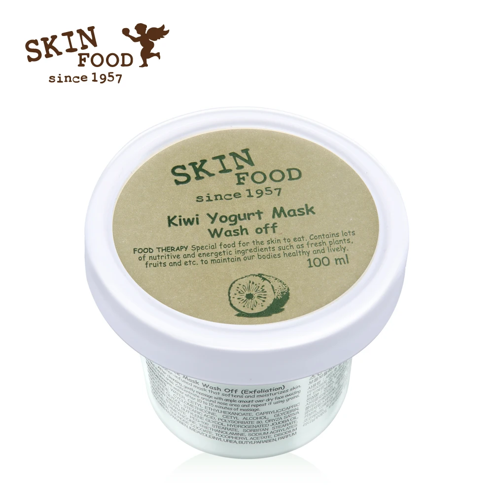100% Original SKINFOOD Skin food Kiwi yogurt whitening mask moisturizing Wask off 100ml Treatment Facial Mask Skin Care
100% Original SKINFOOD Skin food Kiwi yogurt whitening mask moisturizing Wask off 100ml Treatment Facial Mask Skin Care