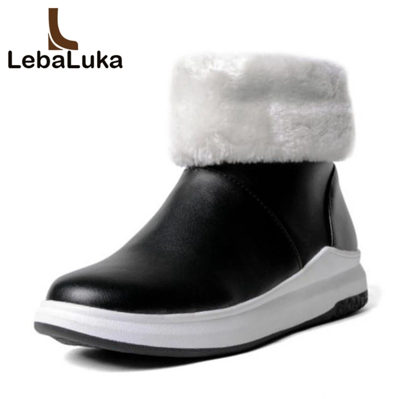 Tuyoki Women Flats Boots Fur Winter Shoes Woman Snow Boots Fashion Warm Ankle Boots Vacation Round Toe Footwear Size 34-43
Tuyoki Women Flats Boots Fur Winter Shoes Woman Snow Boots Fashion Warm Ankle Boots Vacation Round Toe Footwear Size 34-43