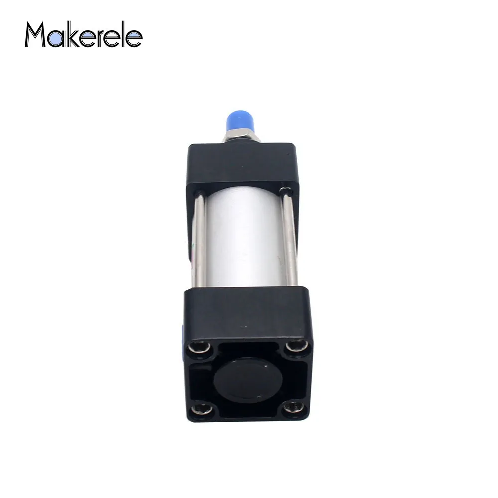 

Makerele Double Acting Pneumatic Cylinder Air Cylinder 40mm Bore 25mm Stroke Aluminium Alloy SC40-25 Free Shipping