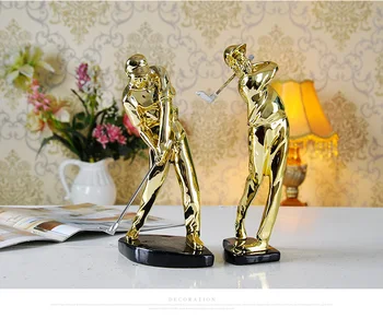 Fashion European Resin Character Statue Office Table Golf Player Golf Sculpture New Decoration Crafts Gifts Ornaments Furnishing
Fashion European Resin Character Statue Office Table Golf Player Golf Sculpture New Decoration Crafts Gifts Ornaments Furnishing