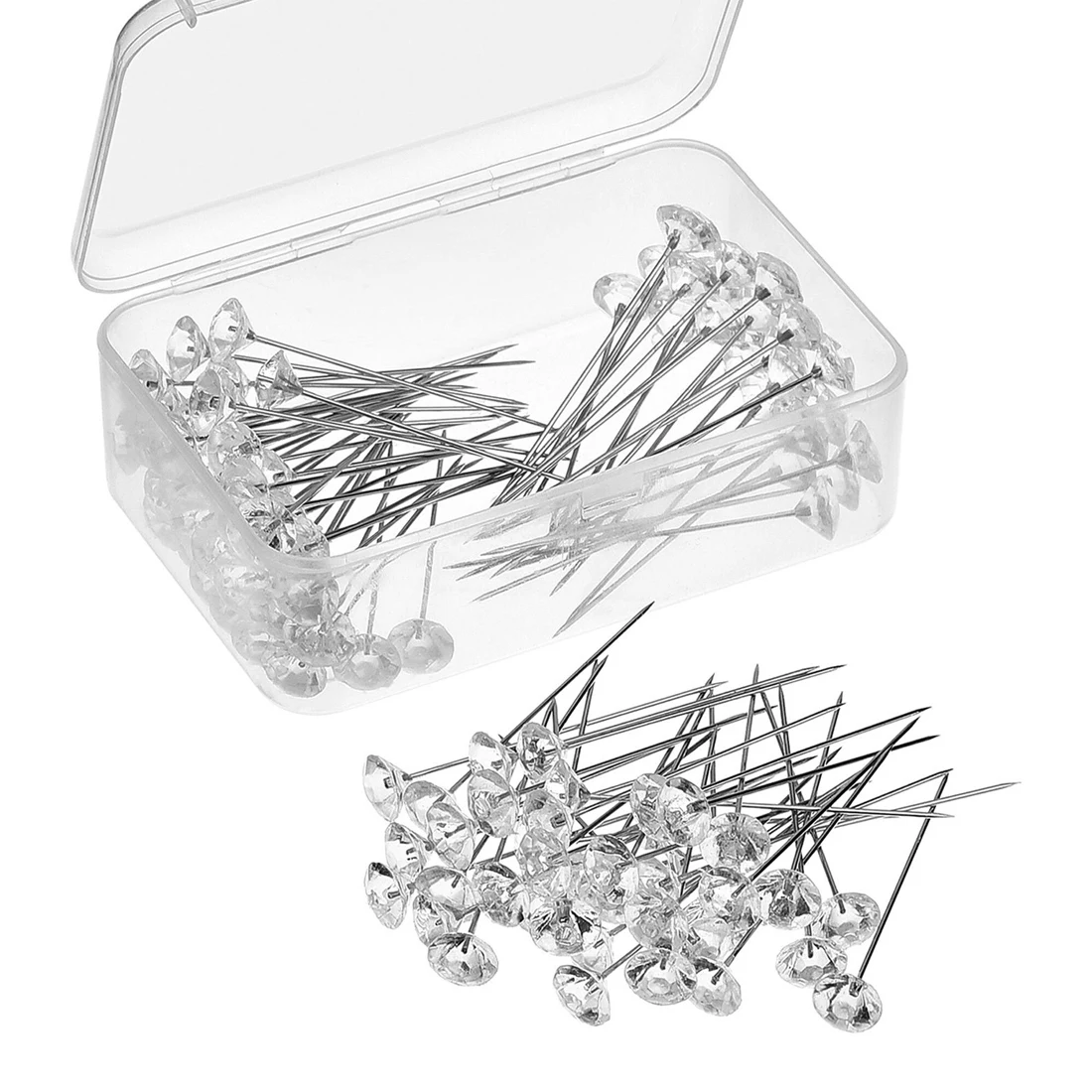 Diamond Pearle Corsages Pins Apparel Sewing Wedding Bouquet Pins Stitching Needles Traight Pins Rhinestone Head Sewing Pins 1Box
Diamond Pearle Corsages Pins Apparel Sewing Wedding Bouquet Pins Stitching Needles Traight Pins Rhinestone Head Sewing Pins 1Box