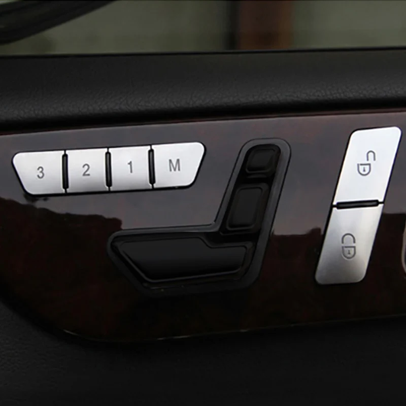 12pcs ABS Seat Memory Lock Unlock Switch Button Cover Trim For Mercedes Benz A B CLA/GLA E Class W212 GLK/GLE/ML/GL
12pcs ABS Seat Memory Lock Unlock Switch Button Cover Trim For Mercedes Benz A B CLA/GLA E Class W212 GLK/GLE/ML/GL