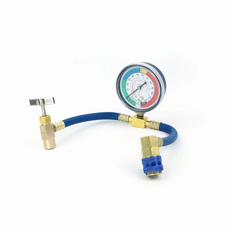 Automotive A/C Air Conditioning R134a Cool System Manifold Refrigerant Pressure Gauge
Automotive A/C Air Conditioning R134a Cool System Manifold Refrigerant Pressure Gauge