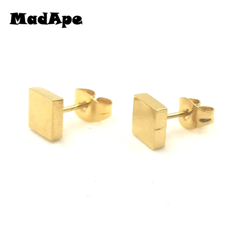 MadApe 316L Stainless Steel 8mm Square Stud Earrings Gold Color Never Fade For Women And Man Stud Earrings Couple Jewelry
MadApe 316L Stainless Steel 8mm Square Stud Earrings Gold Color Never Fade For Women And Man Stud Earrings Couple Jewelry