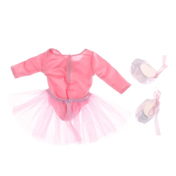 3 Pcs Set Ballet Skirts Outfit Costume+ Shoes Doll Clothes For 18 Inch for Girl Fashion Accessories Hot
3 Pcs Set Ballet Skirts Outfit Costume+ Shoes Doll Clothes For 18 Inch for Girl Fashion Accessories Hot