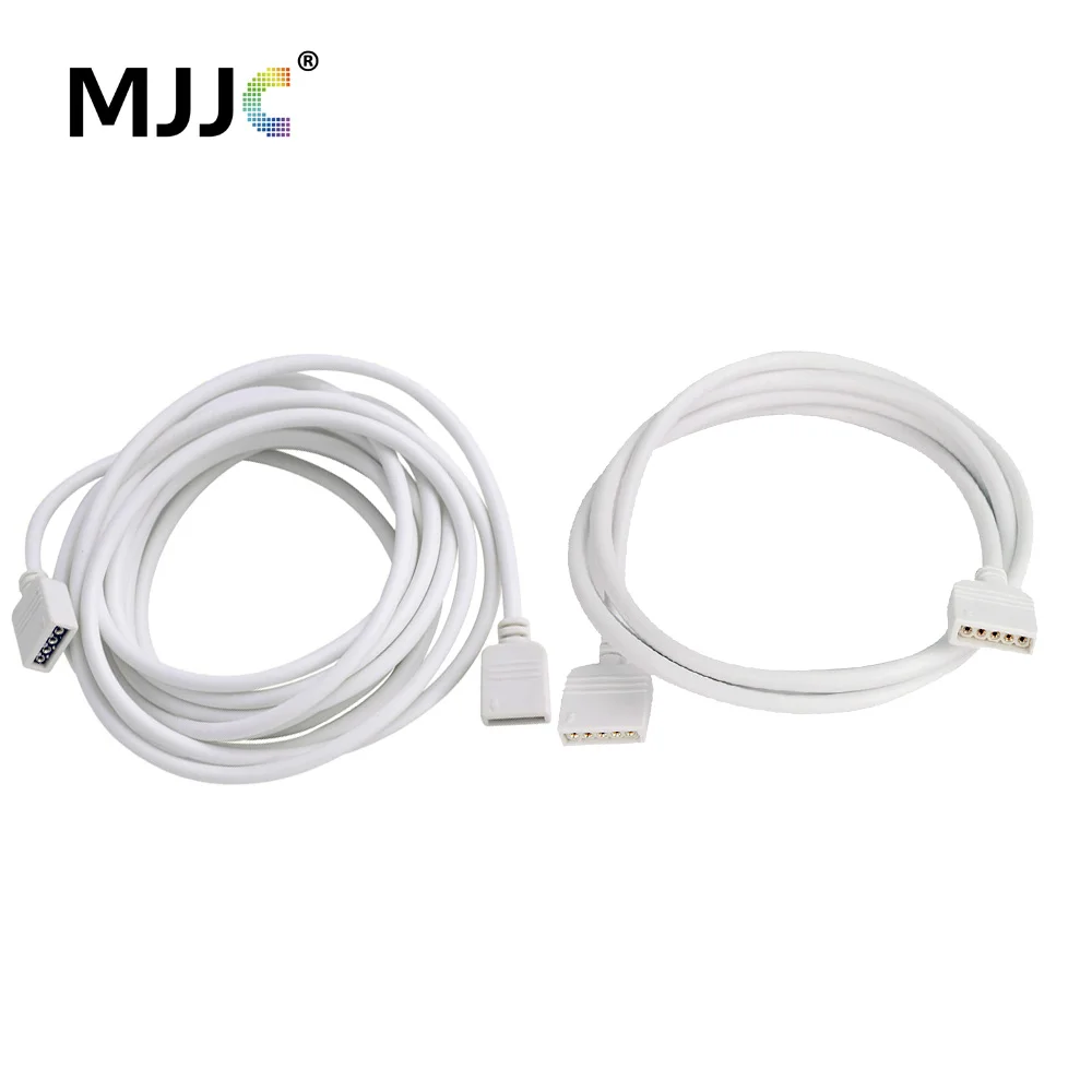 LED Strip Connector 4 Pin 10MM RGB 5 Pin 12MM RGBW Extension Cable Connector 1M 2.5M 5M for RGB RGBW LED Strip Light
LED Strip Connector 4 Pin 10MM RGB 5 Pin 12MM RGBW Extension Cable Connector 1M 2.5M 5M for RGB RGBW LED Strip Light