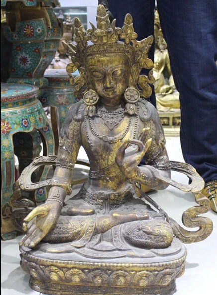 xd 003427 27" Tibet Buddhism Temple Bronze 7 Eye Kwan-yin White Tara Goddess Buddha Statue
xd 003427 27" Tibet Buddhism Temple Bronze 7 Eye Kwan-yin White Tara Goddess Buddha Statue