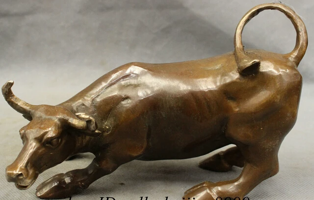 JP S0606 Chinese Bronze Copper Feng Shui Zodiac Animal Lucky Wealth OX Bull Art Statue
JP S0606 Chinese Bronze Copper Feng Shui Zodiac Animal Lucky Wealth OX Bull Art Statue