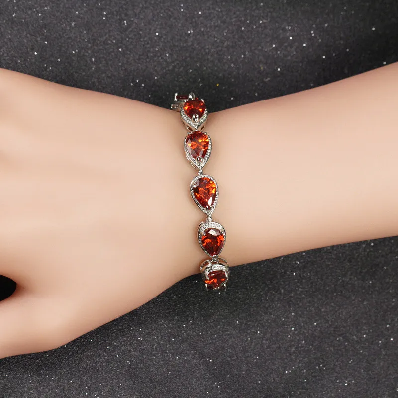 ruby red bracelet