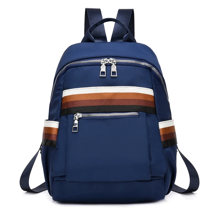 Cloth Shake New Designer Backpack Season Bag Stripe Zipper Backpack Waterproof Polyester Female Ladies Purse Multi-Function Bag
Cloth Shake New Designer Backpack Season Bag Stripe Zipper Backpack Waterproof Polyester Female Ladies Purse Multi-Function Bag