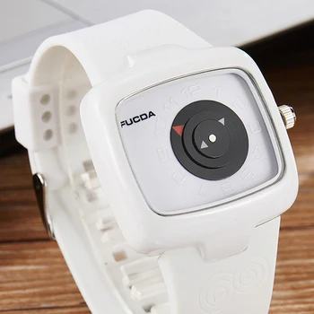 Simple Men Watch Turntable Korean Style Black & White Square Quartz Mens Wristwatch Male Rubber Strap Watches Relogio Masculino
Simple Men Watch Turntable Korean Style Black & White Square Quartz Mens Wristwatch Male Rubber Strap Watches Relogio Masculino