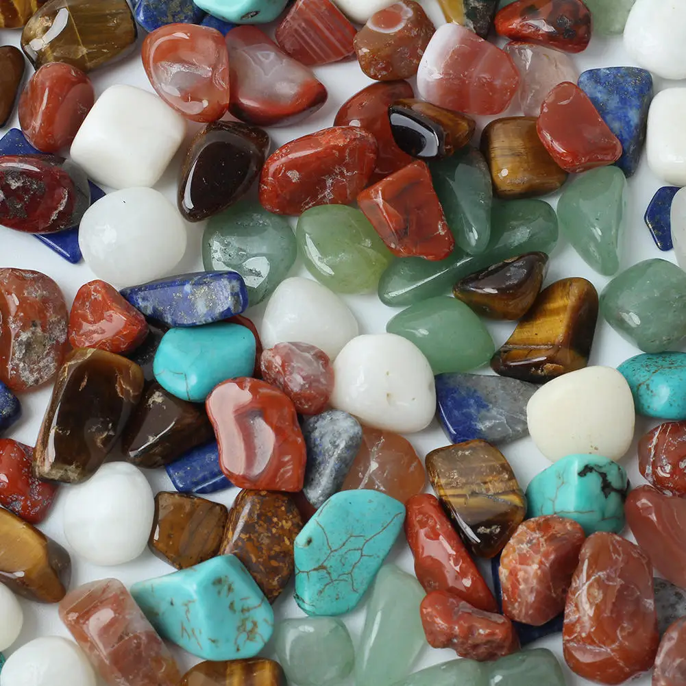 1 Bag Mix Color Tumbled Stones Chakra Beads Gemstone Rock Chips Tumblestones 1-2.5cm Irregular
1 Bag Mix Color Tumbled Stones Chakra Beads Gemstone Rock Chips Tumblestones 1-2.5cm Irregular
