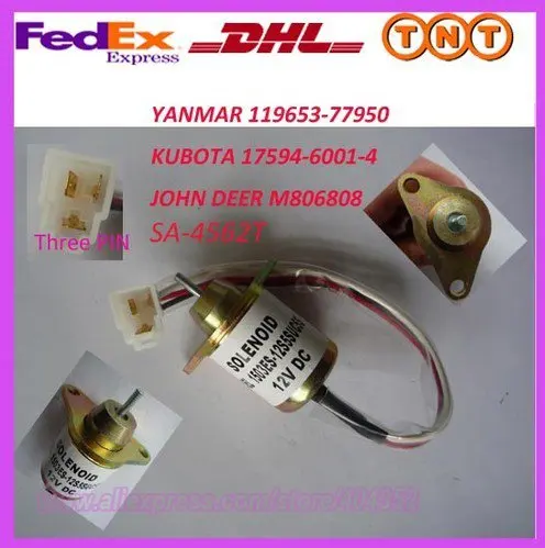 FUEL SHUT OFF SHUTDOWN SOLENOID M806808 HPX XUV Gator,Tractor,Mower ,free shipping
FUEL SHUT OFF SHUTDOWN SOLENOID M806808 HPX XUV Gator,Tractor,Mower ,free shipping