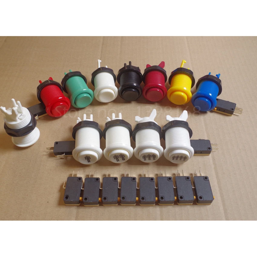 1PCS 28mm Mounting Hole American style Arcade push button 6 Color available 1p/2p/3P/4P For Arcade machine Cocktail Machina
1PCS 28mm Mounting Hole American style Arcade push button 6 Color available 1p/2p/3P/4P For Arcade machine Cocktail Machina