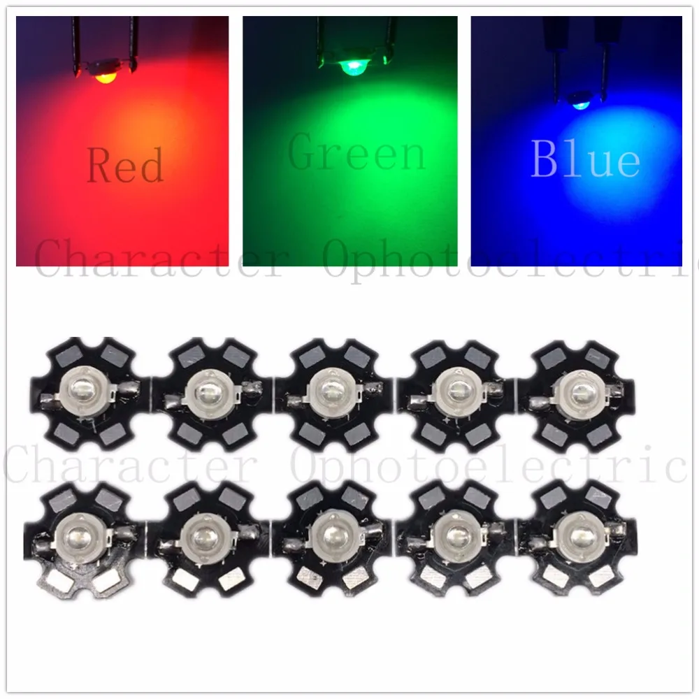 Hot 100 pcs 1W/ 3W High Power red 610-630nm green 510-530nm Blue460-475nm LED with 20mm star PCB
Hot 100 pcs 1W/ 3W High Power red 610-630nm green 510-530nm Blue460-475nm LED with 20mm star PCB
