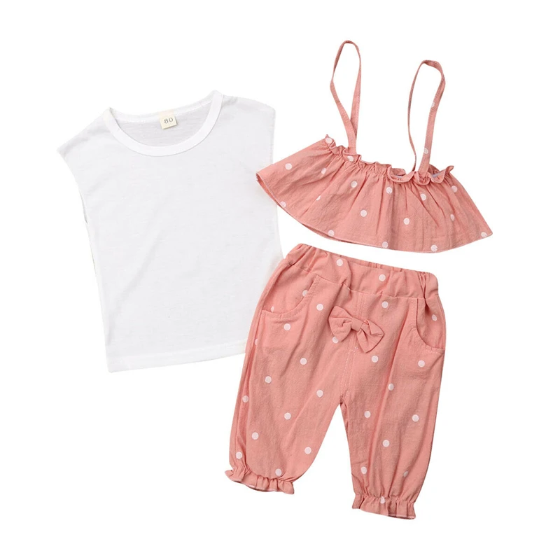 3Pcs Toddler Kids Baby Girls Clothing Set Ruffle Tops Pants Pink Outfits Tracksuit Girls Clothes Baby Costume Infant Clothing
3Pcs Toddler Kids Baby Girls Clothing Set Ruffle Tops Pants Pink Outfits Tracksuit Girls Clothes Baby Costume Infant Clothing