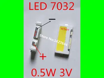 1000pcs LED 7032 LED Backlight TV High Power 0.5W 3V LED Backlight Cool white For SAMSUNG LED LCD TV Backlight Application
1000pcs LED 7032 LED Backlight TV High Power 0.5W 3V LED Backlight Cool white For SAMSUNG LED LCD TV Backlight Application