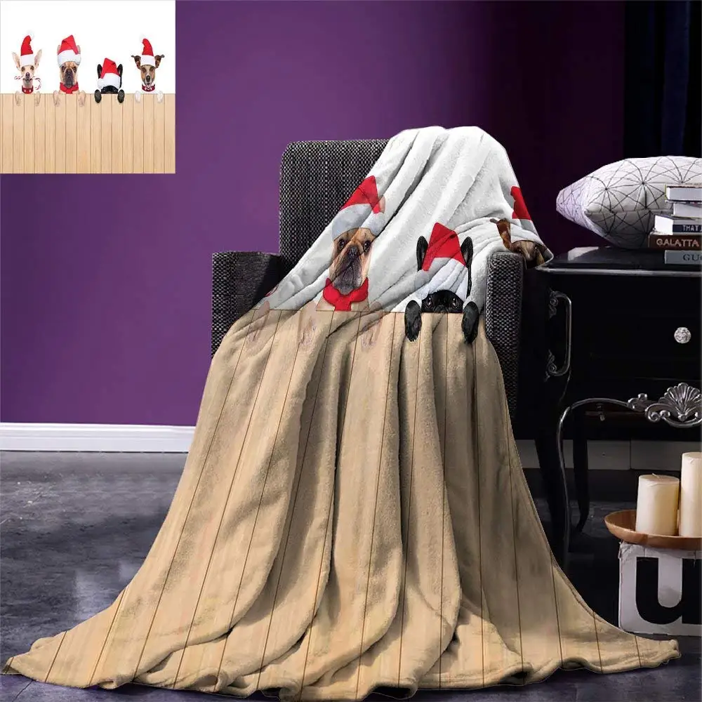 Christmas Throw Blanket Group of Santa Claus Dogs over Wooden Fences Humor Animals Noel Puppies Pet Graphic Fleece Blanket
Christmas Throw Blanket Group of Santa Claus Dogs over Wooden Fences Humor Animals Noel Puppies Pet Graphic Fleece Blanket