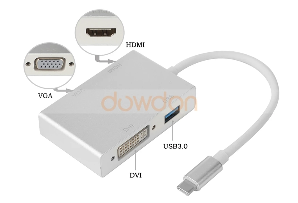 type-c to vga.HDMI.DVI.USB3.0 8039170814 (34)