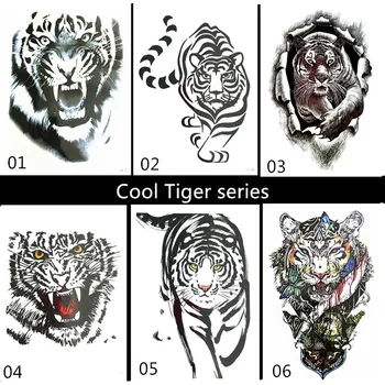 Waterproof Temporary Tattoo Sticker on body art cool black tiger hand painted Water Transfer flash tattoo makeup men fake tattoo
Waterproof Temporary Tattoo Sticker on body art cool black tiger hand painted Water Transfer flash tattoo makeup men fake tattoo