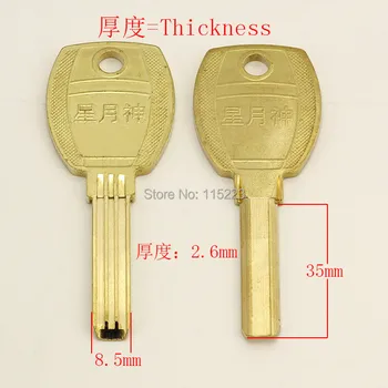 B002 House Home Door Empty Key blanks Locksmith Supplies Blank Keys 10 pieces/lot
B002 House Home Door Empty Key blanks Locksmith Supplies Blank Keys 10 pieces/lot