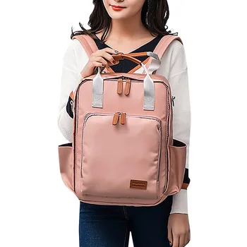 Multi-functional Large Mommy Bag Zip Fashion Solid Print Backpack Baby Care Large Capacity Mom Wet Bag Waterproof Baby Pregnant 
Multi-functional Large Mommy Bag Zip Fashion Solid Print Backpack Baby Care Large Capacity Mom Wet Bag Waterproof Baby Pregnant