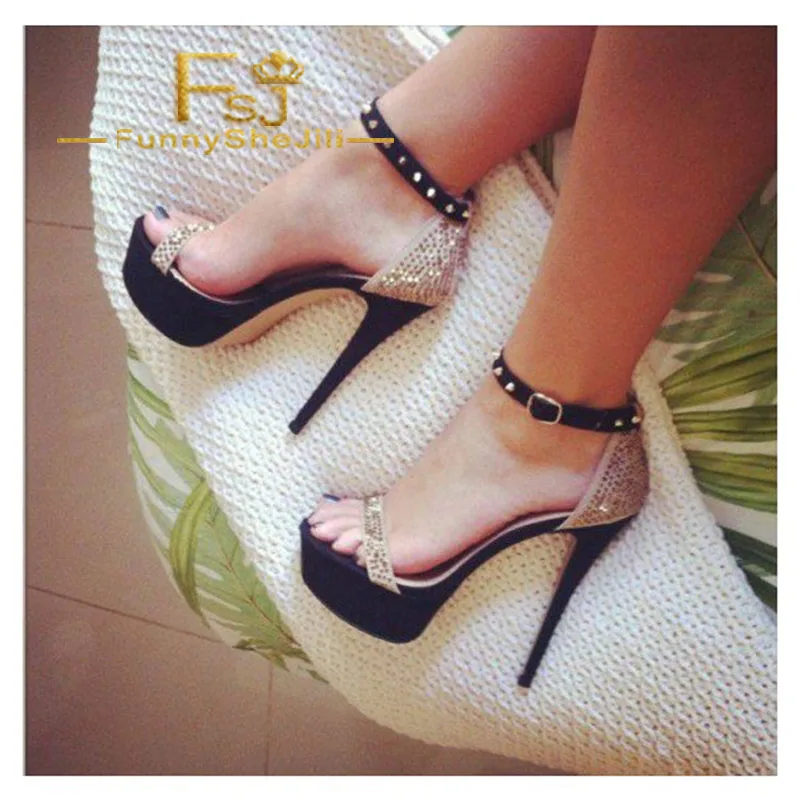 Women's Champagne Platform Sandals Stiletto Heels Ankle Strap Sandals Generous Incomparable Attractive Fashion Sexy Noble FSJ
Women's Champagne Platform Sandals Stiletto Heels Ankle Strap Sandals Generous Incomparable Attractive Fashion Sexy Noble FSJ