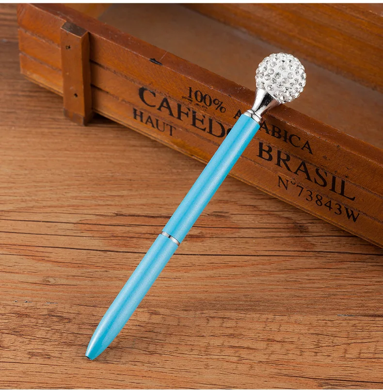 Kawaii Crystal Ball Pens Ballpen Fashion Girl 19 Carat Large Diamond Ballpoint Pens Pens For School Stationery Office Supplies 17