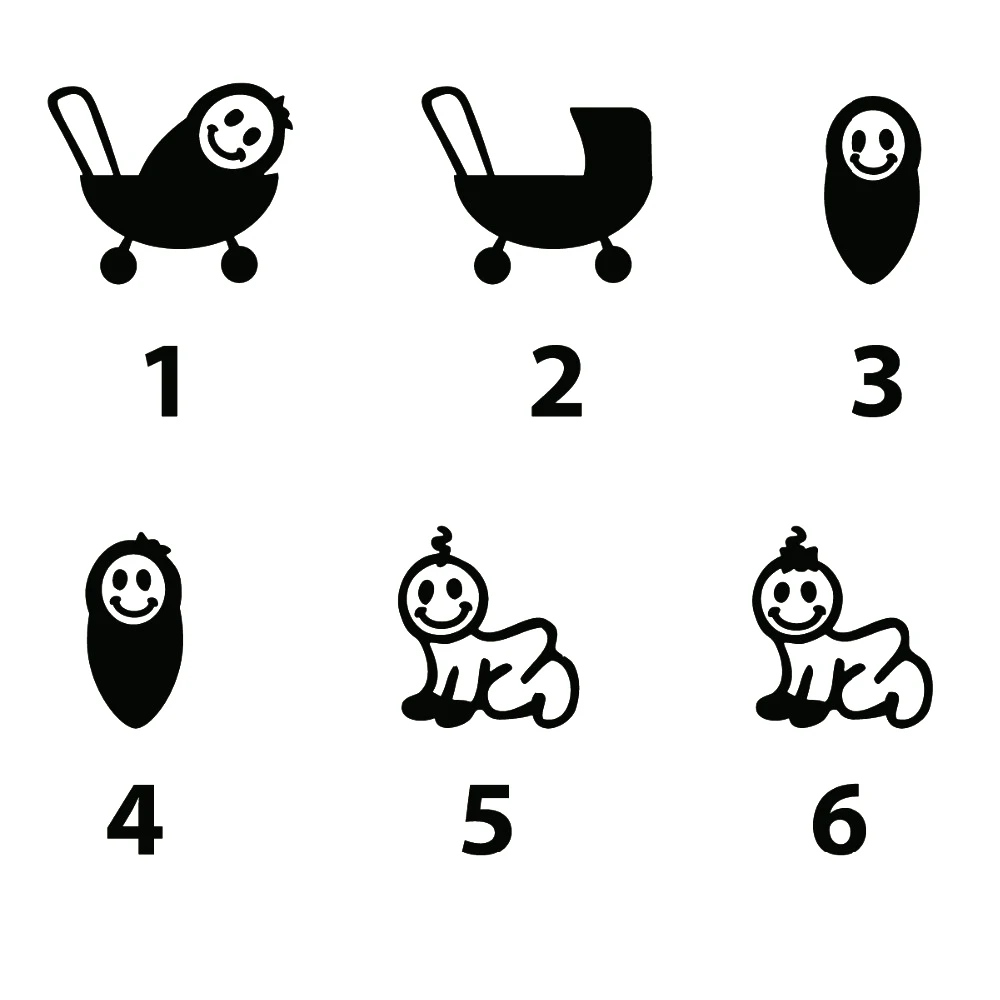 Baby Character for Car Sticker Figure Family Car Body Window Vinyl Decal Waterproof Unique T205
Baby Character for Car Sticker Figure Family Car Body Window Vinyl Decal Waterproof Unique T205