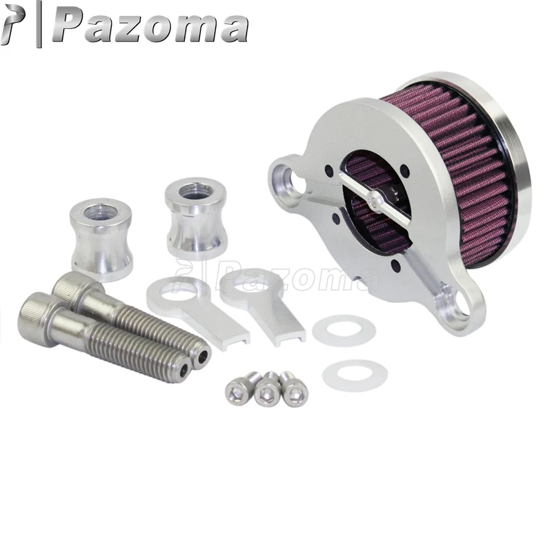 Motorbikes Sliver Air Cleaner Intake Air Filter Kits for Harley Sportsters XL883 1200 2004-present
Motorbikes Sliver Air Cleaner Intake Air Filter Kits for Harley Sportsters XL883 1200 2004-present