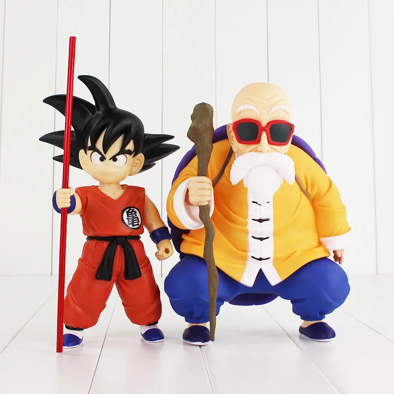 2pcs/set Dragon Ball Son Goku Master Roshi Action PVC Figure Toys Collective Doll
2pcs/set Dragon Ball Son Goku Master Roshi Action PVC Figure Toys Collective Doll