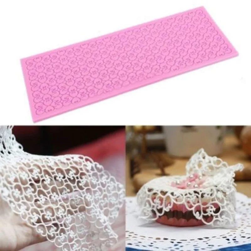 2017 New Arrival Lace Silicone Cake Mold Sugar Fondant Mat Mould Kitchen Baking Tools
2017 New Arrival Lace Silicone Cake Mold Sugar Fondant Mat Mould Kitchen Baking Tools