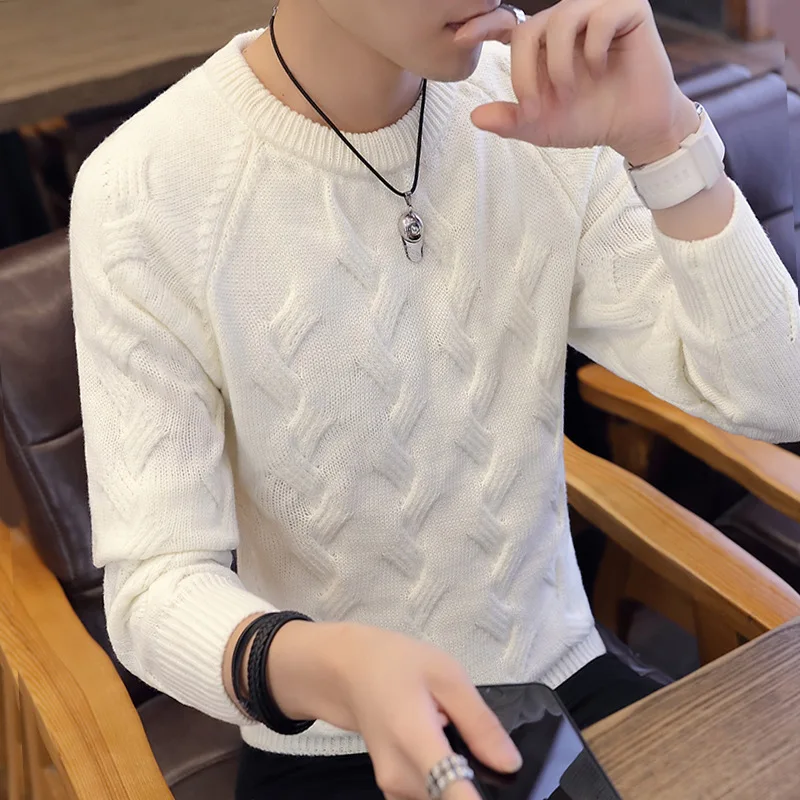 In the fall and winter of 2019 new men tide teenagers round collar render knitting sweater
In the fall and winter of 2019 new men tide teenagers round collar render knitting sweater