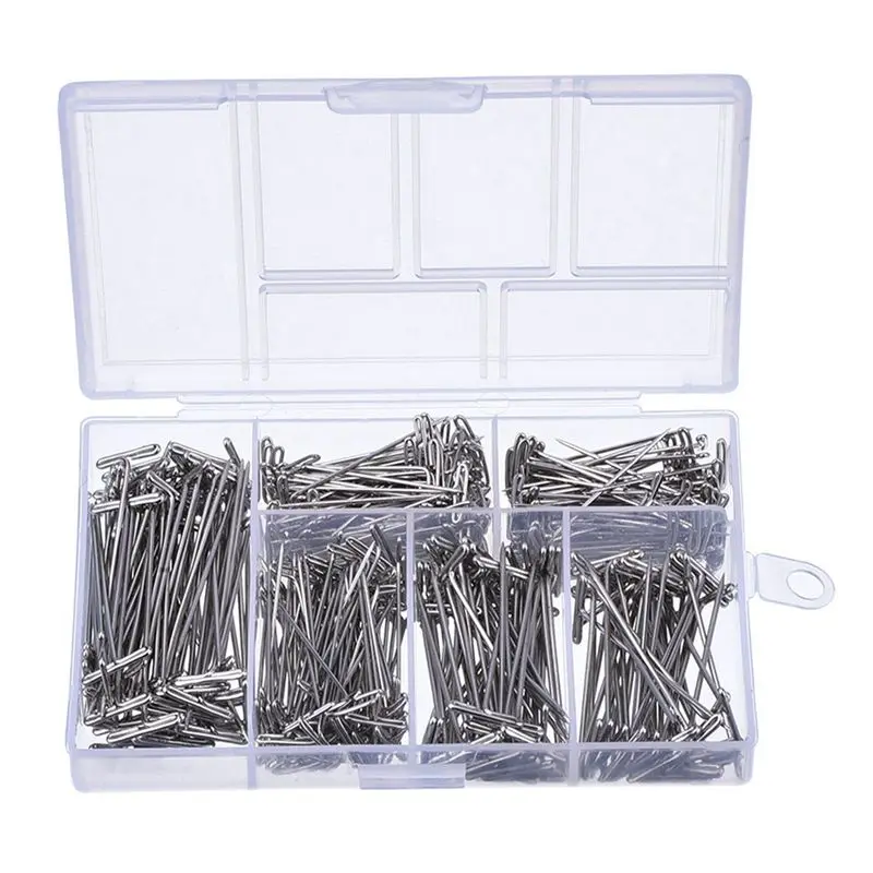 450 Pieces Steel T-Pins Nickel Plated 1 Inch, 1-1/4 Inch, 1-1/2 Inch, 1-3/4 Inch, 2 Inch
450 Pieces Steel T-Pins Nickel Plated 1 Inch, 1-1/4 Inch, 1-1/2 Inch, 1-3/4 Inch, 2 Inch
