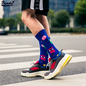 2019 Bendu Brand New Men's Cotton Socks Skateboard Happy Street Fashion Hip Pop Crew Socks Casual Breathable 1 Pair
2019 Bendu Brand New Men's Cotton Socks Skateboard Happy Street Fashion Hip Pop Crew Socks Casual Breathable 1 Pair
