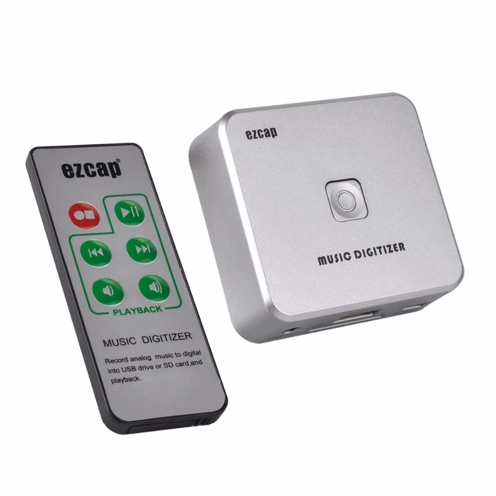EZCAP Audio Capture Recorder Box Device Music Digitizer AUX 3.5mm RCA Input Save MP3 into USB Flash Drive/SD With Remote Control
EZCAP Audio Capture Recorder Box Device Music Digitizer AUX 3.5mm RCA Input Save MP3 into USB Flash Drive/SD With Remote Control