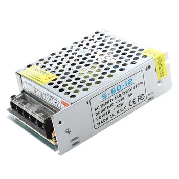 12V 5A Switching Power Supply Transformer Overload/ Over Voltage/ Short Circuit Protection Transformer for LED Strip Light
12V 5A Switching Power Supply Transformer Overload/ Over Voltage/ Short Circuit Protection Transformer for LED Strip Light