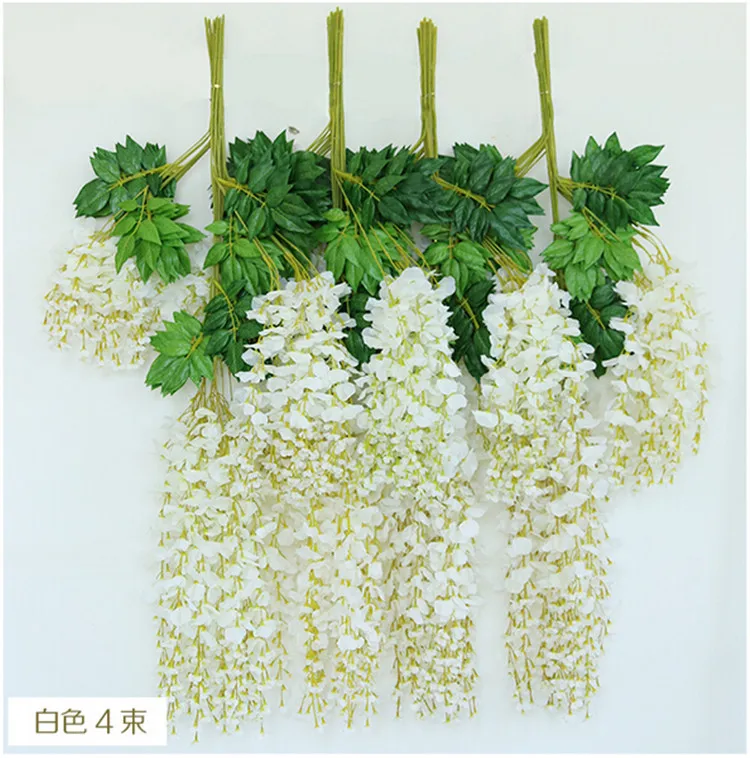 Artificial flowers Wedding plastic flowers decorate the ceiling duct simulation flower vine wisteria curd bar leafy canes
Artificial flowers Wedding plastic flowers decorate the ceiling duct simulation flower vine wisteria curd bar leafy canes