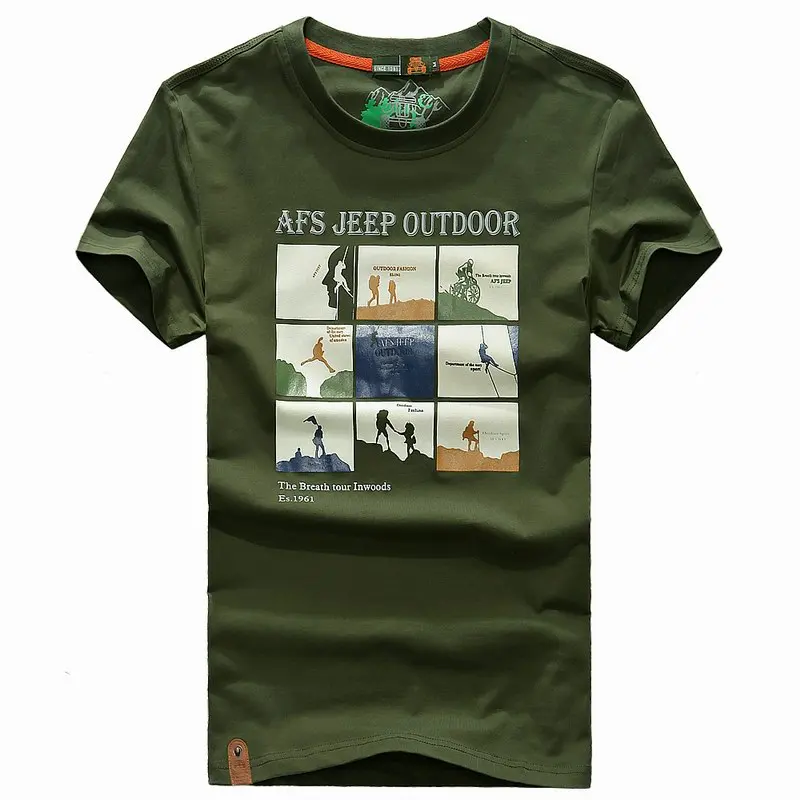 2016 Summer New Fashion Leisure Army Green T Shirt AFS JEEP Brand Clothing Homme Tshirt Casual Short Sleeve Thin T-Shirt,UMA014
2016 Summer New Fashion Leisure Army Green T Shirt AFS JEEP Brand Clothing Homme Tshirt Casual Short Sleeve Thin T-Shirt,UMA014