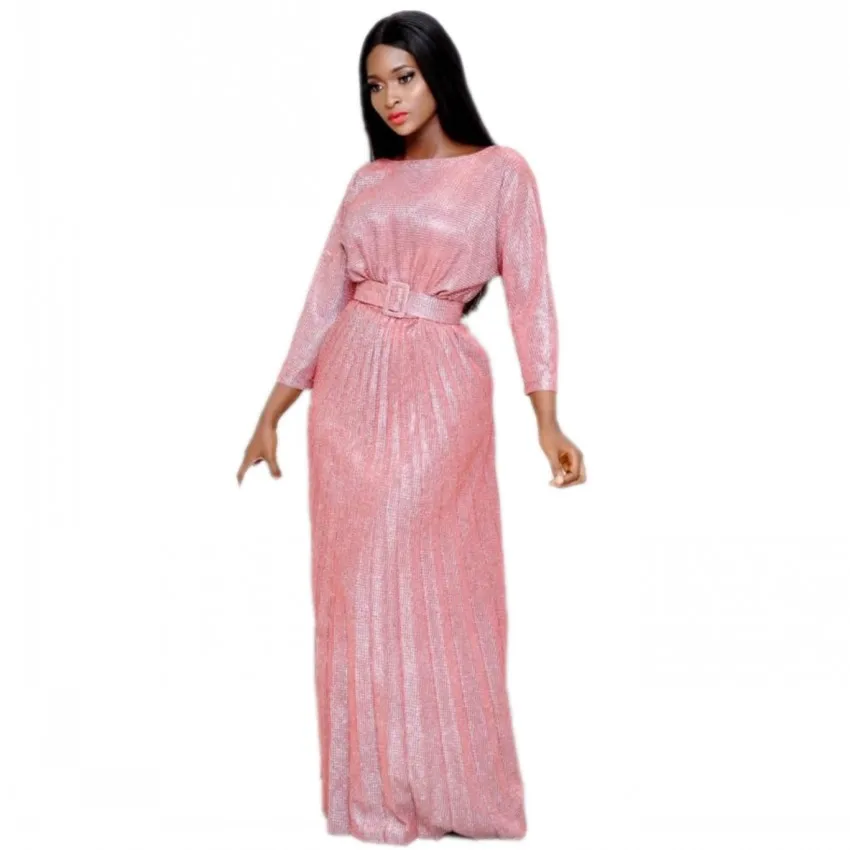 African Dresses For Women New Hot Selling Popular Colorful Bronzing Women Party Long Dress O-neck Younger Girl Long Dress
African Dresses For Women New Hot Selling Popular Colorful Bronzing Women Party Long Dress O-neck Younger Girl Long Dress