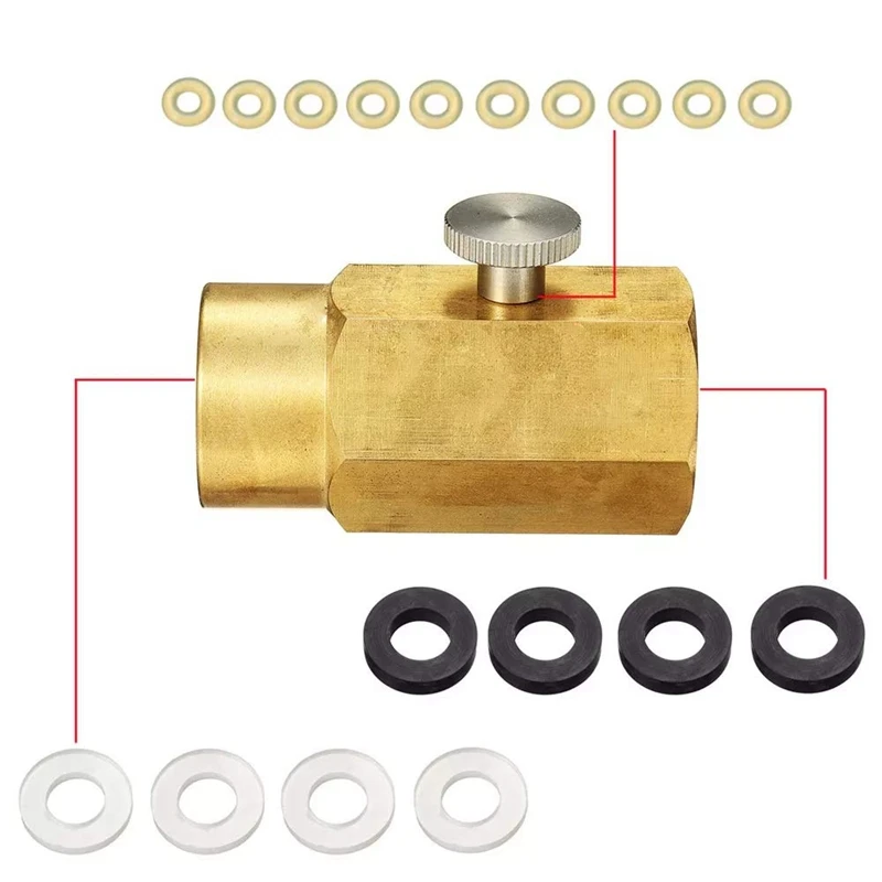 Co2 Cylinder Refill Adapter Connector Kit Cga320 Thread Set for Filling Soda Maker Sodastream Tank
Co2 Cylinder Refill Adapter Connector Kit Cga320 Thread Set for Filling Soda Maker Sodastream Tank