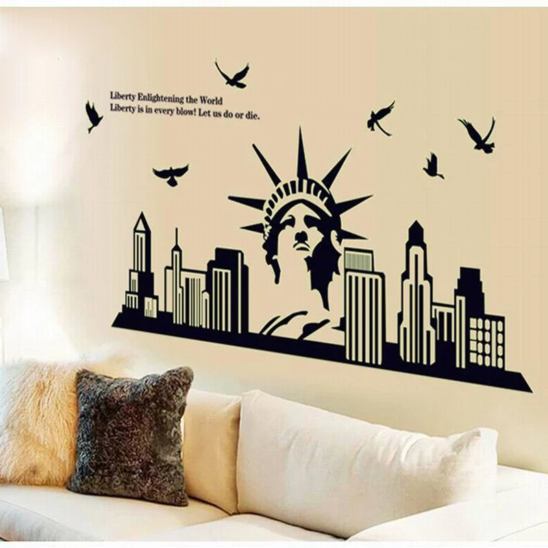 GQIYIBBEI New Products luminous Dubai Statue Of Liberty Silhouette Children's Living Room Bedroom Home Decor Wall Stickers 
GQIYIBBEI New Products luminous Dubai Statue Of Liberty Silhouette Children's Living Room Bedroom Home Decor Wall Stickers