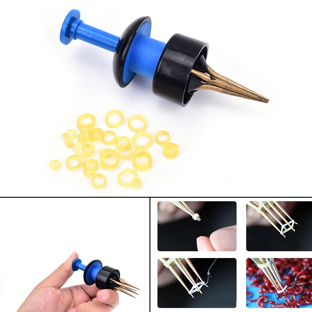 

1Pc Carp Fishing Bait Band Tools With Bands Baits Pellets Bander Tool Stretcher Accessories Copper Material Needles Drills