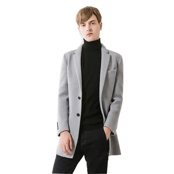 Men's Wool Coats Suit Collar Cashmere Jacket Man Long Section Single Breasted Overcoat Turn-down Collar Casual Woolen Coat
Men's Wool Coats Suit Collar Cashmere Jacket Man Long Section Single Breasted Overcoat Turn-down Collar Casual Woolen Coat