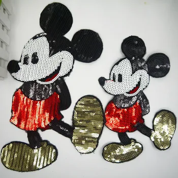 Clothes Parent-child outfit sequins patch Iron on patches for clothing mickey Diy Jacket Shirt Polo Cap Jeans Free shipping
Clothes Parent-child outfit sequins patch Iron on patches for clothing mickey Diy Jacket Shirt Polo Cap Jeans Free shipping